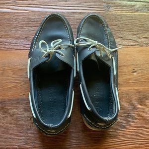 Navy Blue Sperry Boating Loafers // Size 13M